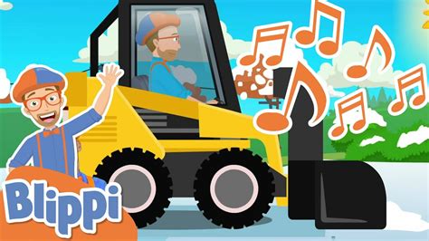 skid steer song blippi lyrics|blippi bobcat.